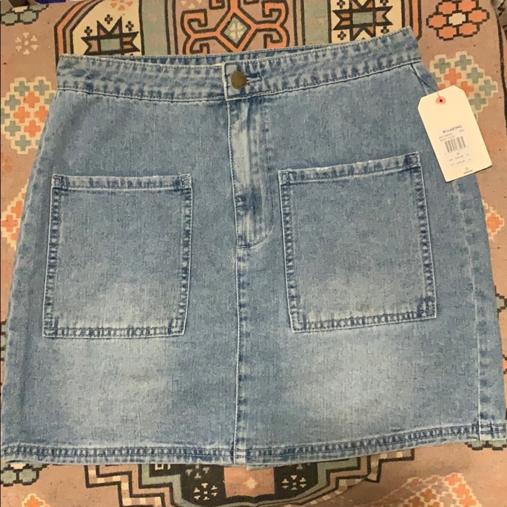 Billabong denim skirt